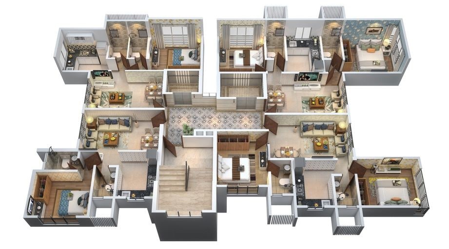 JPV Pratap Oasis Floor Plans