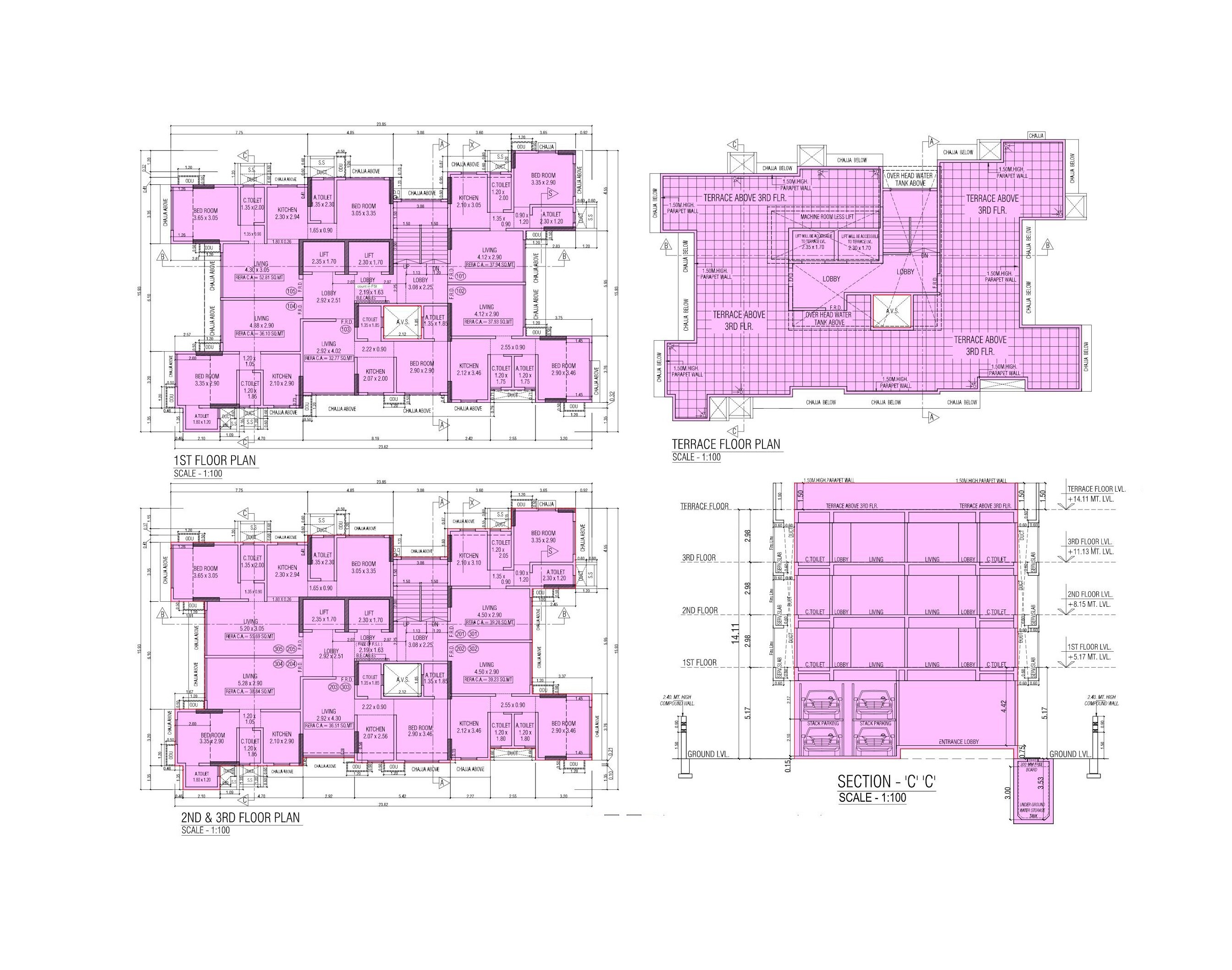 JPV Pratap Vista Floor Plans