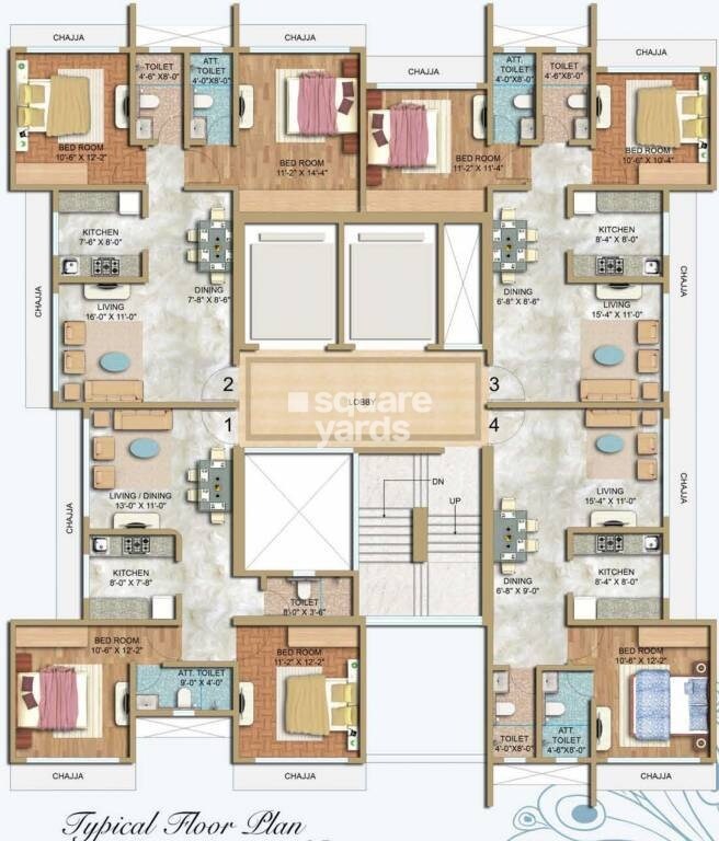 K Patel Radha Krishna Floor Plans