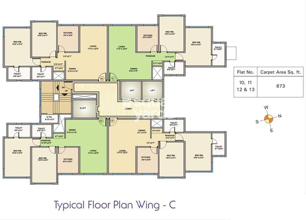 K Raheja Corp Maple Leaf Floor Plans