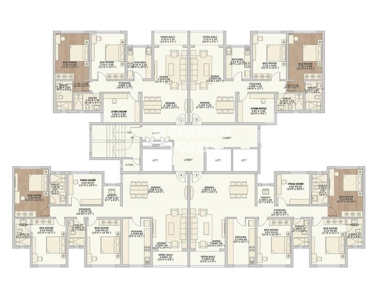K Raheja Corp Vistas Mumbai Floor Plans