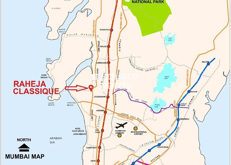 K Raheja Raheja Classique Location Image