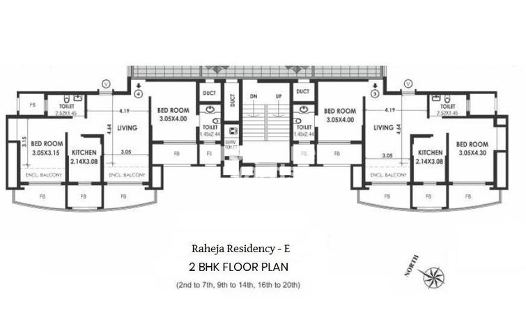 Rental 1 Bedroom 690 Sq.Ft. Apartment in K Raheja Raheja Residency ...