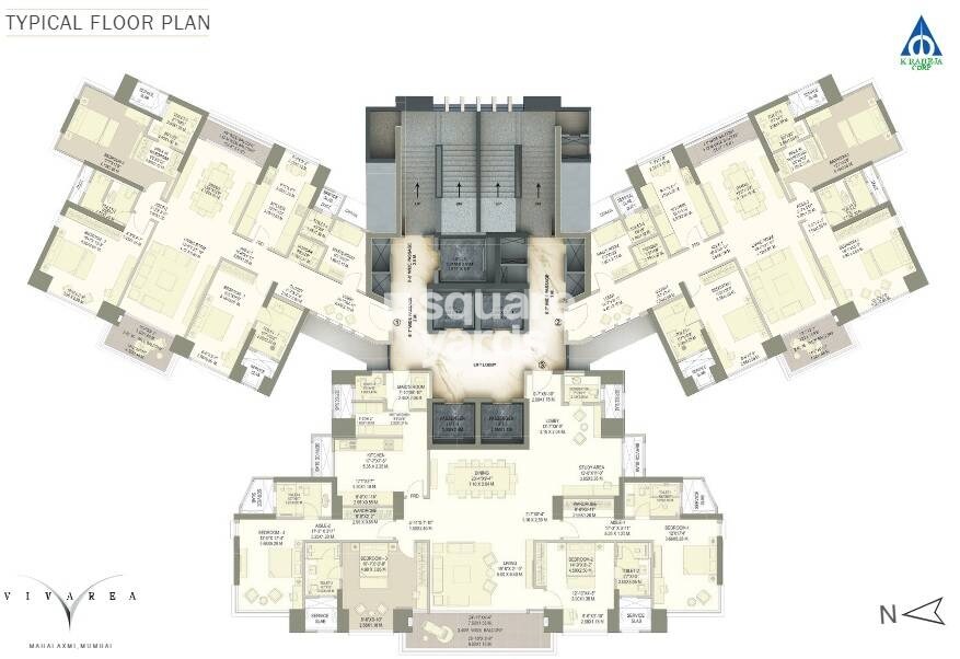 K Raheja Vivarea Floor Plans