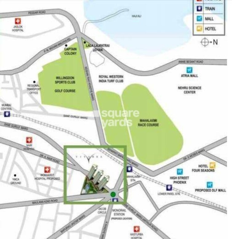 K Raheja Vivarea Location Image