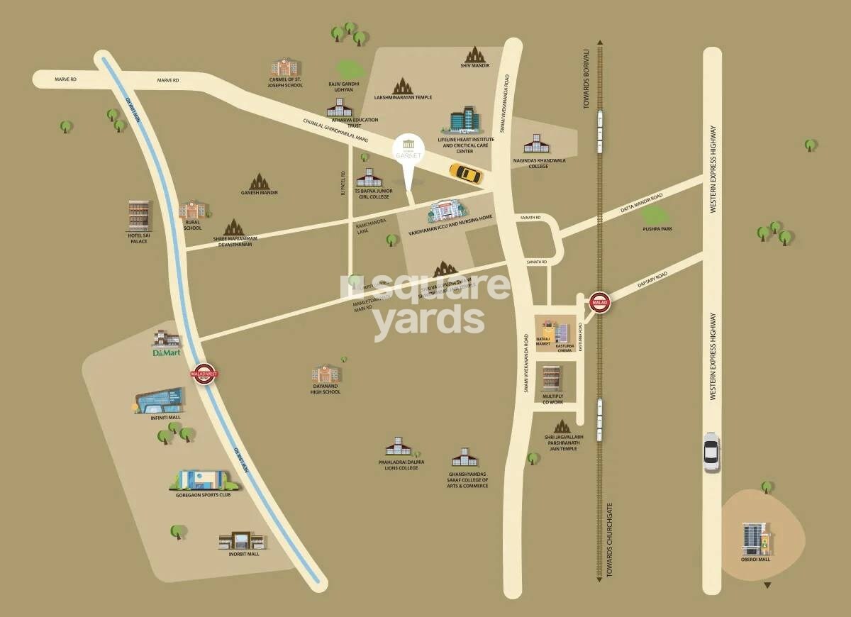 Kabra Garnet Location Image