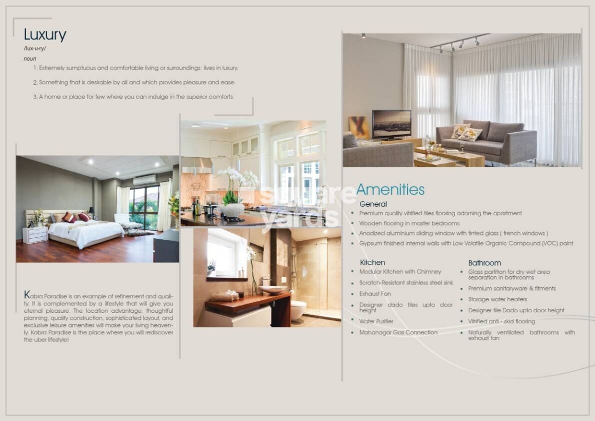Kabra Paradise Amenities-Features