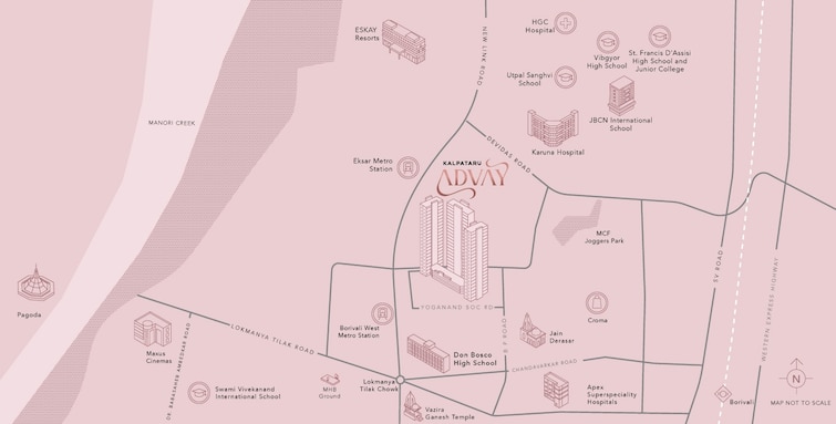 Kalpataru Advay Location Image