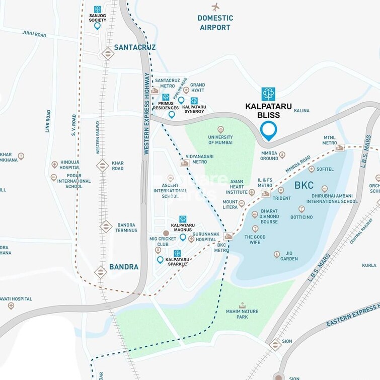 Kalpataru Bliss Location Image