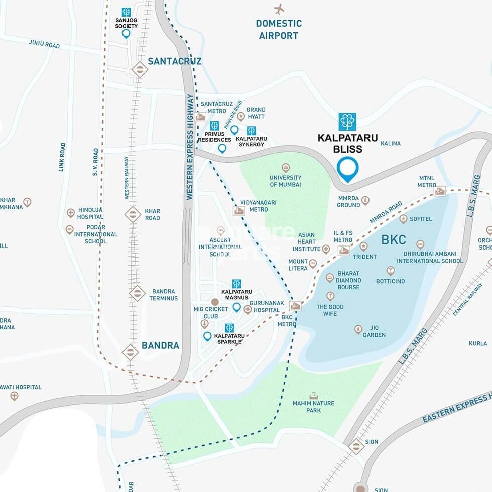 Kalpataru Bliss Location Image