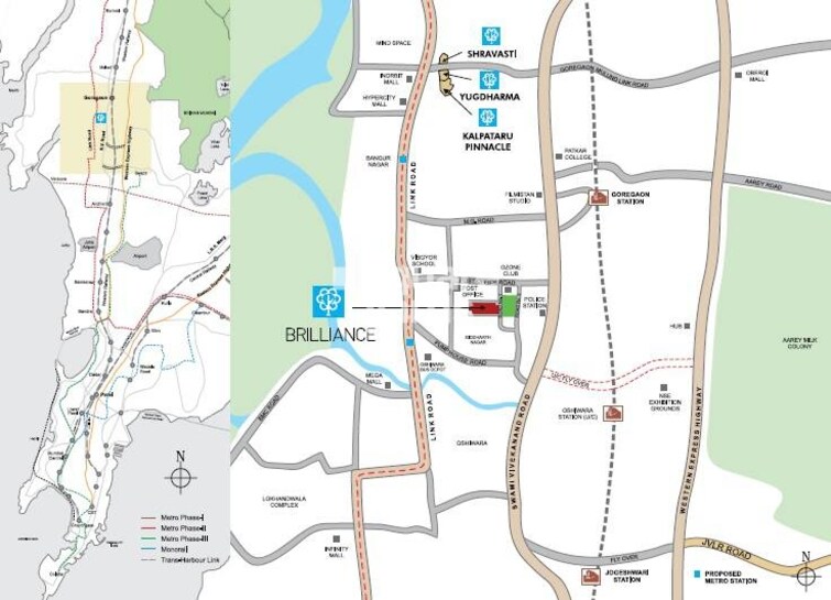 Kalpataru Brilliance Location Image