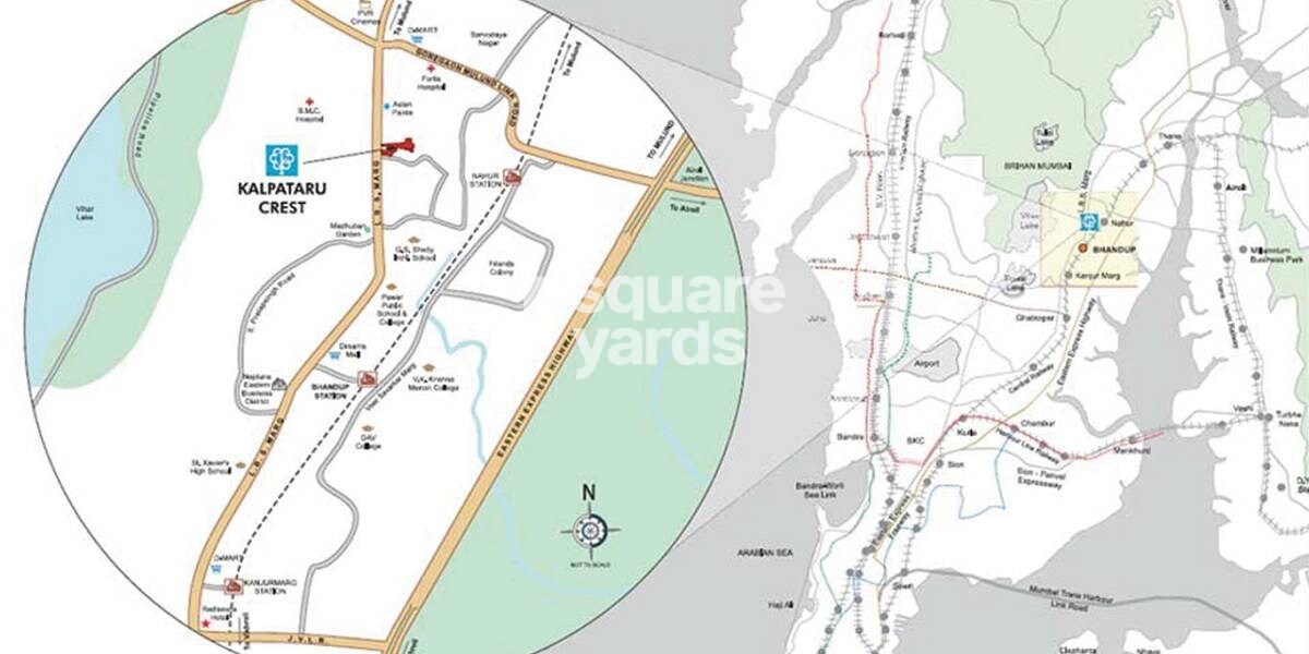 Kalpataru Crest Location Image