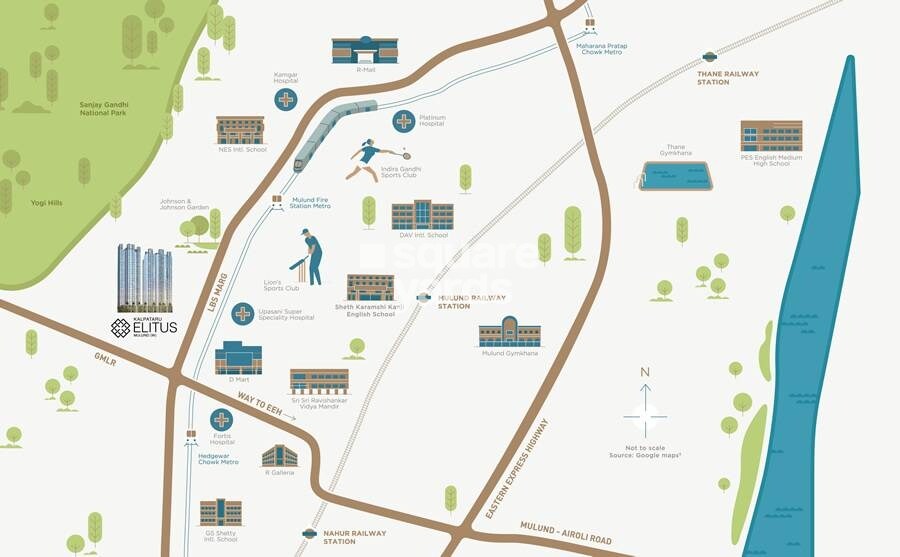 Kalpataru Elitus Location Image