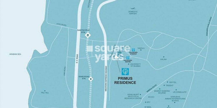 Kalpataru Primus Residence Location Image