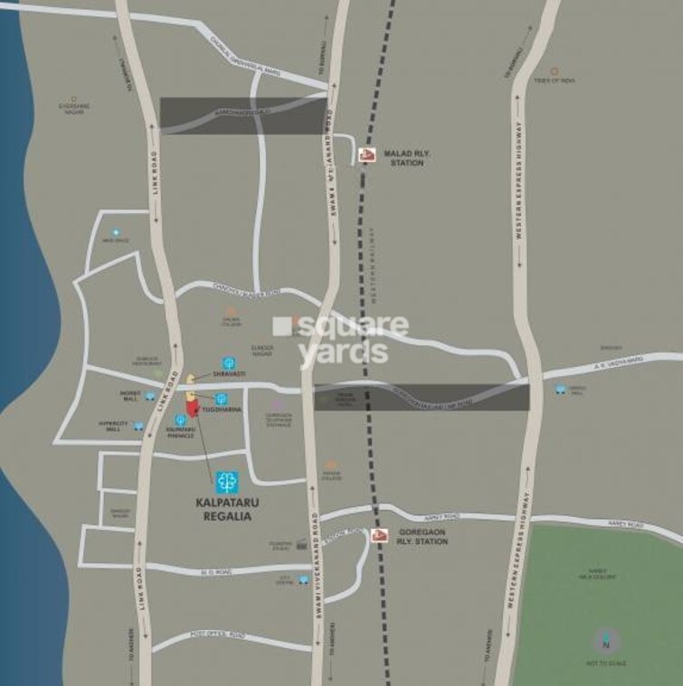 Kalpataru Regalia Location Image