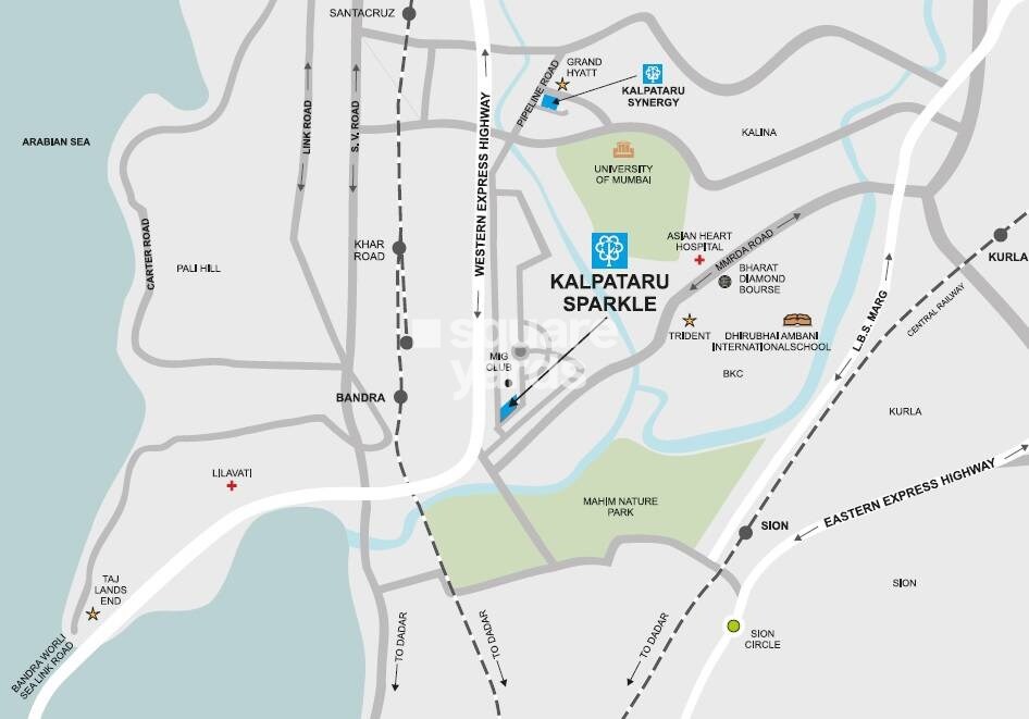 Kalpataru Sparkle Location Image