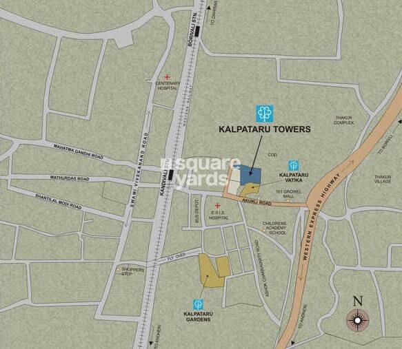 Kalpataru Towers Location Image