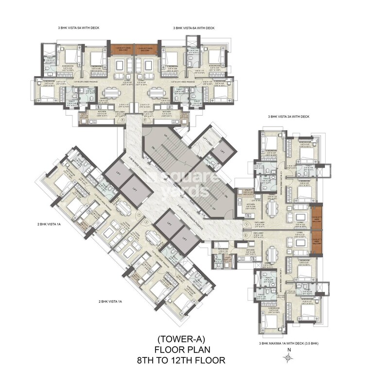 Kalpataru Vienta Tower A Floor Plans