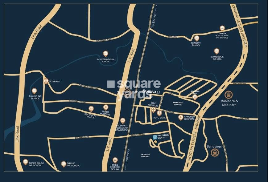 Kalpataru Vienta Tower B Location Image