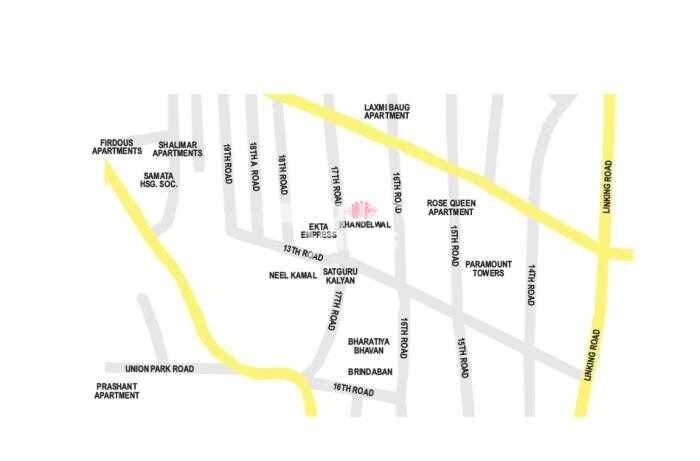 Kamala Khandelwal Apartments Location Image