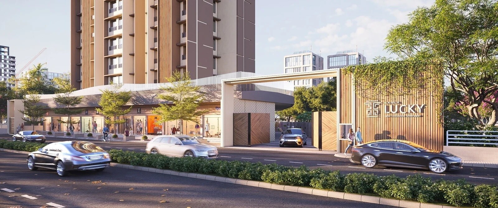 Kamla Lucky Entrance View