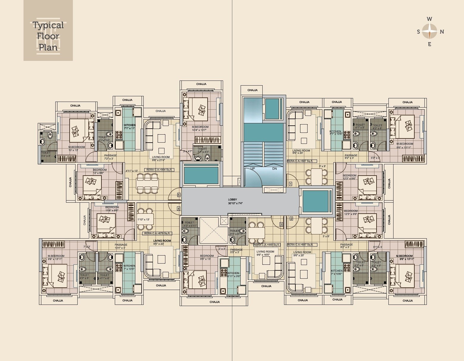 Kamla Lucky Floor Plans