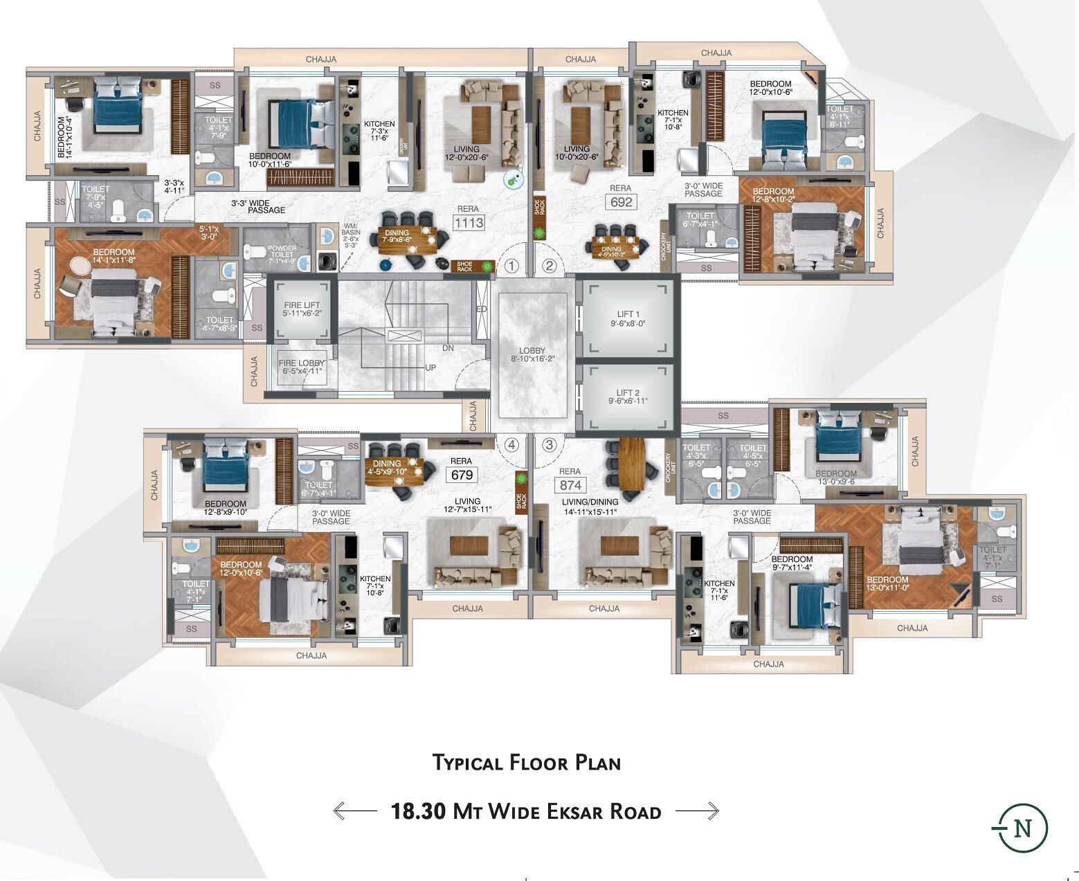 Kamla Rajesh Floor Plans 2
