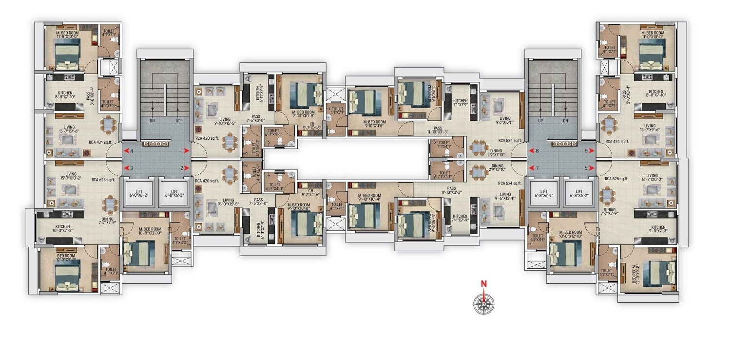 Kamla Ridhima Floor Plans 2