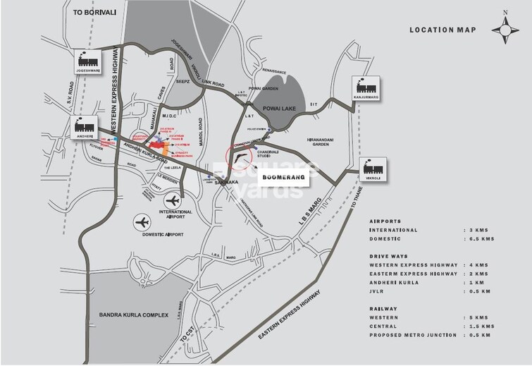 Kanakia Boomerang Location Image