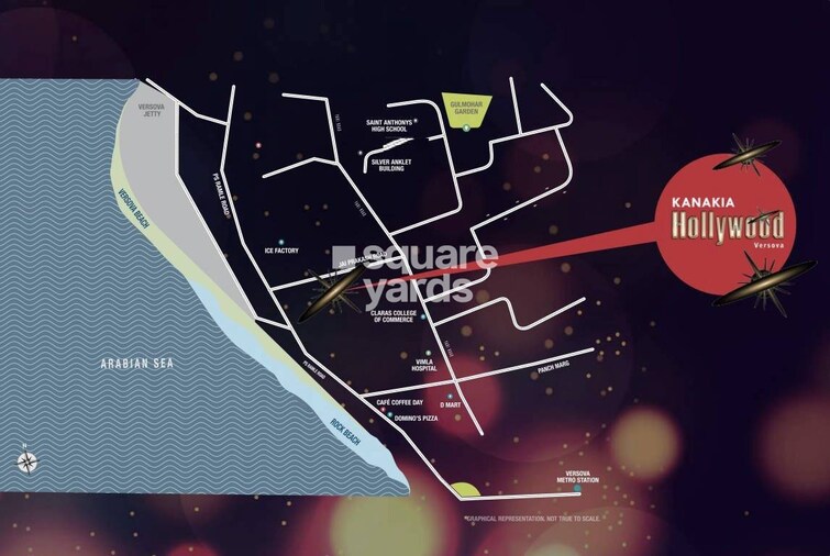 Kanakia Hollywood Location Image