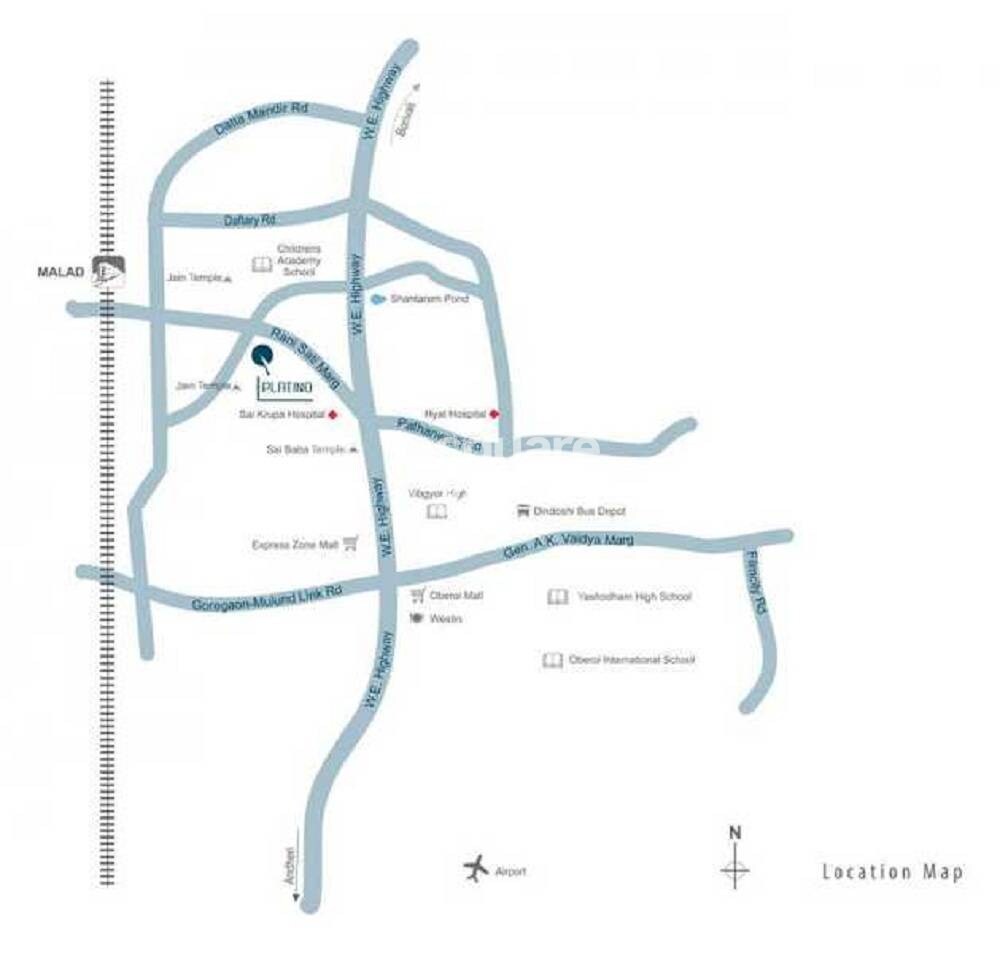 Kanakia Levels Location Image