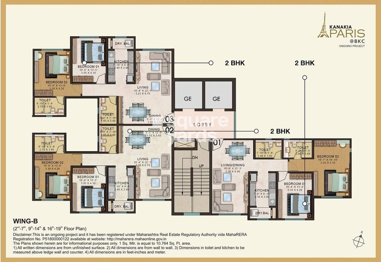 Kanakia Paris Floor Plans 1