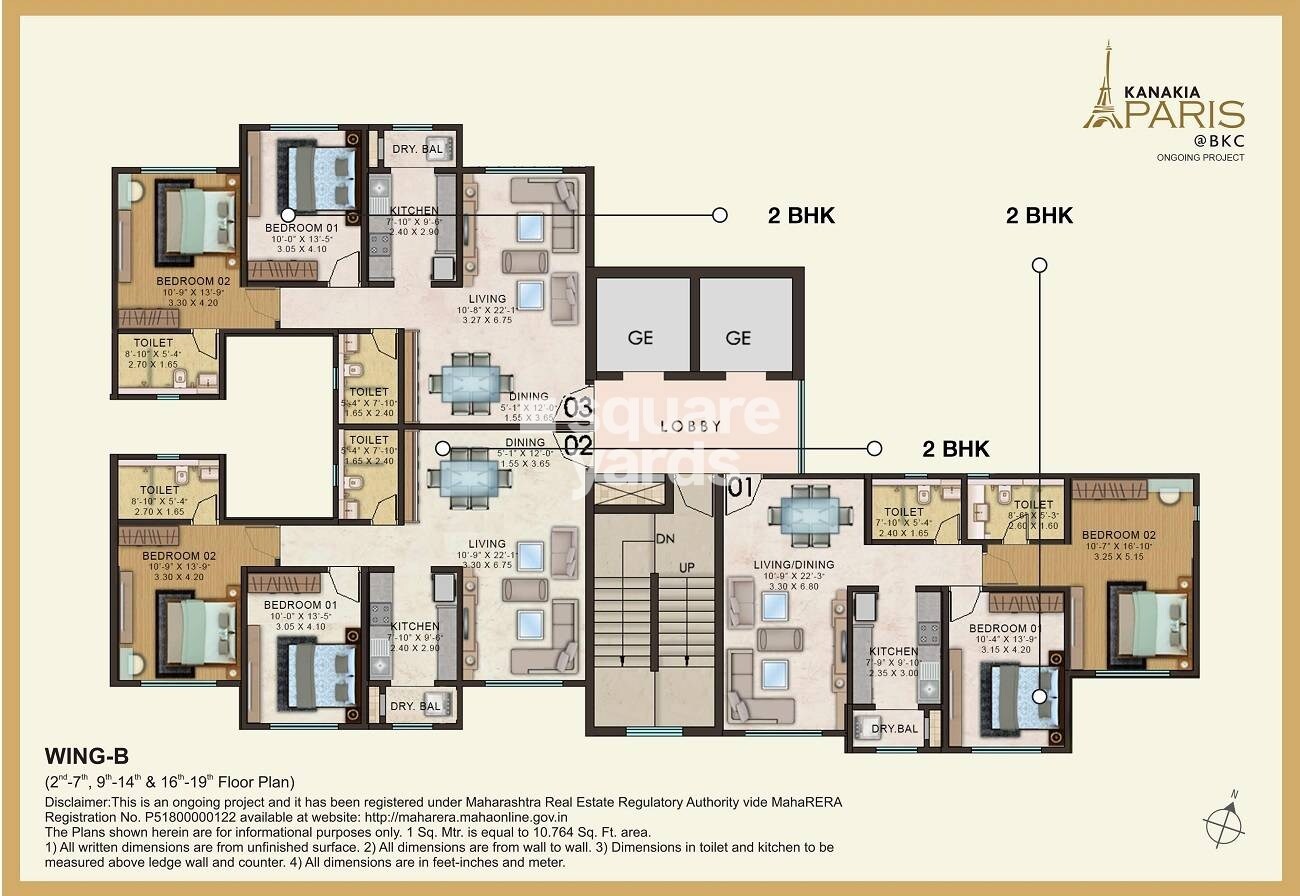 Kanakia Paris Floor Plans 1
