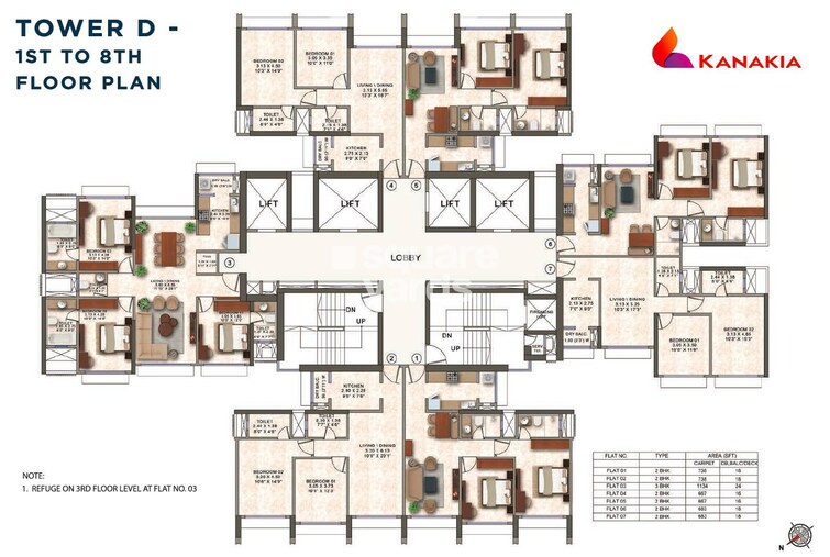 Kanakia Silicon Valley Floor Plans 4