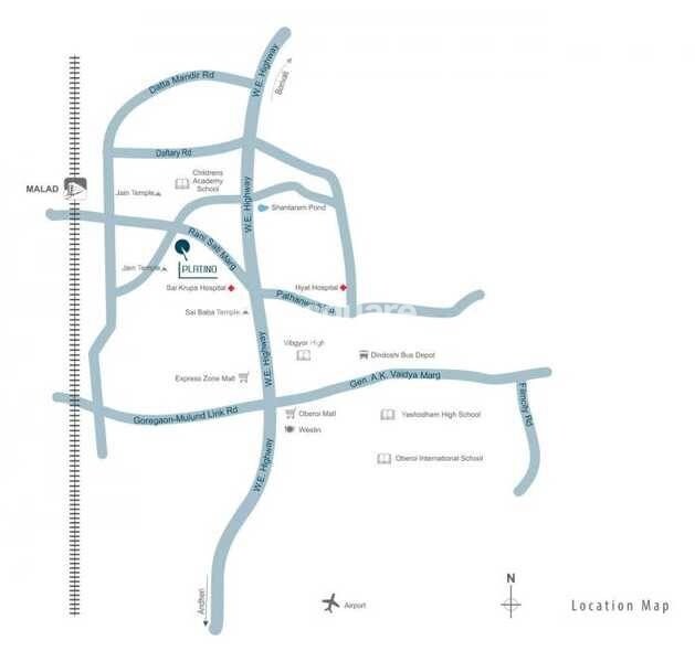 Kanakia Spaces Levels Location Image