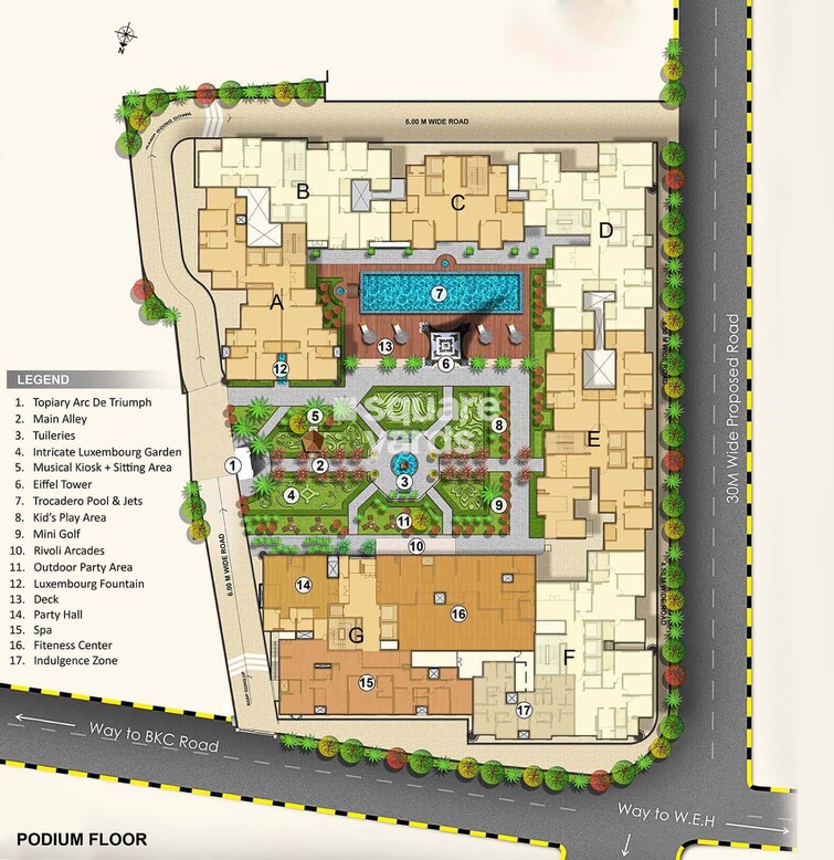 Kanakia Spaces Paris Master Plan Image