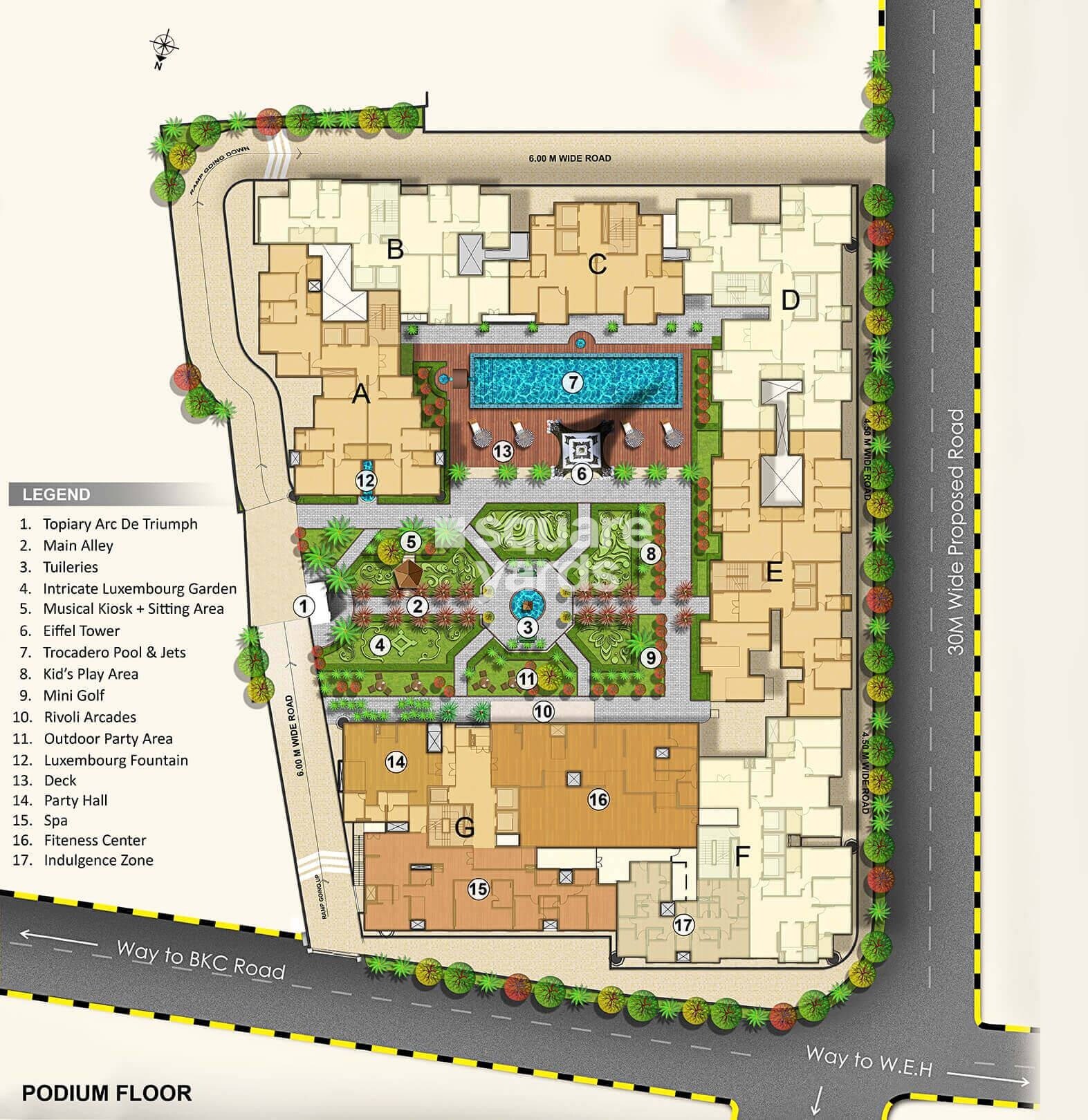 Kanakia Spaces Paris Master Plan Image