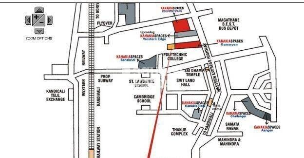 Kanakia Spaces Samarpan Royale Location Image