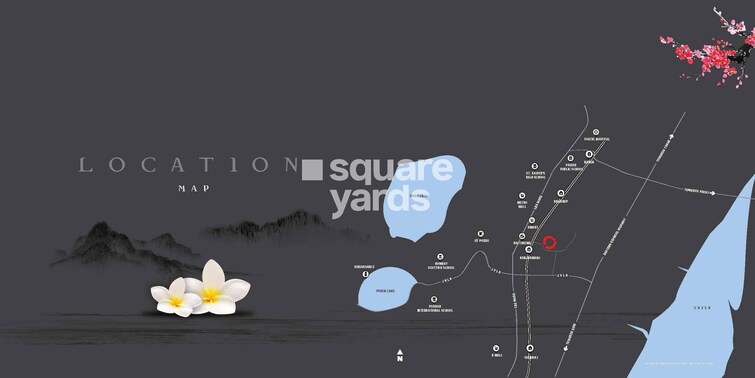 Kanakia Spaces Zen World Location Image