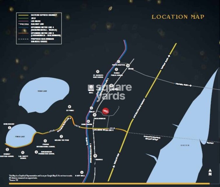 Kanakia Spaces Zen World Phase 2 Location Image