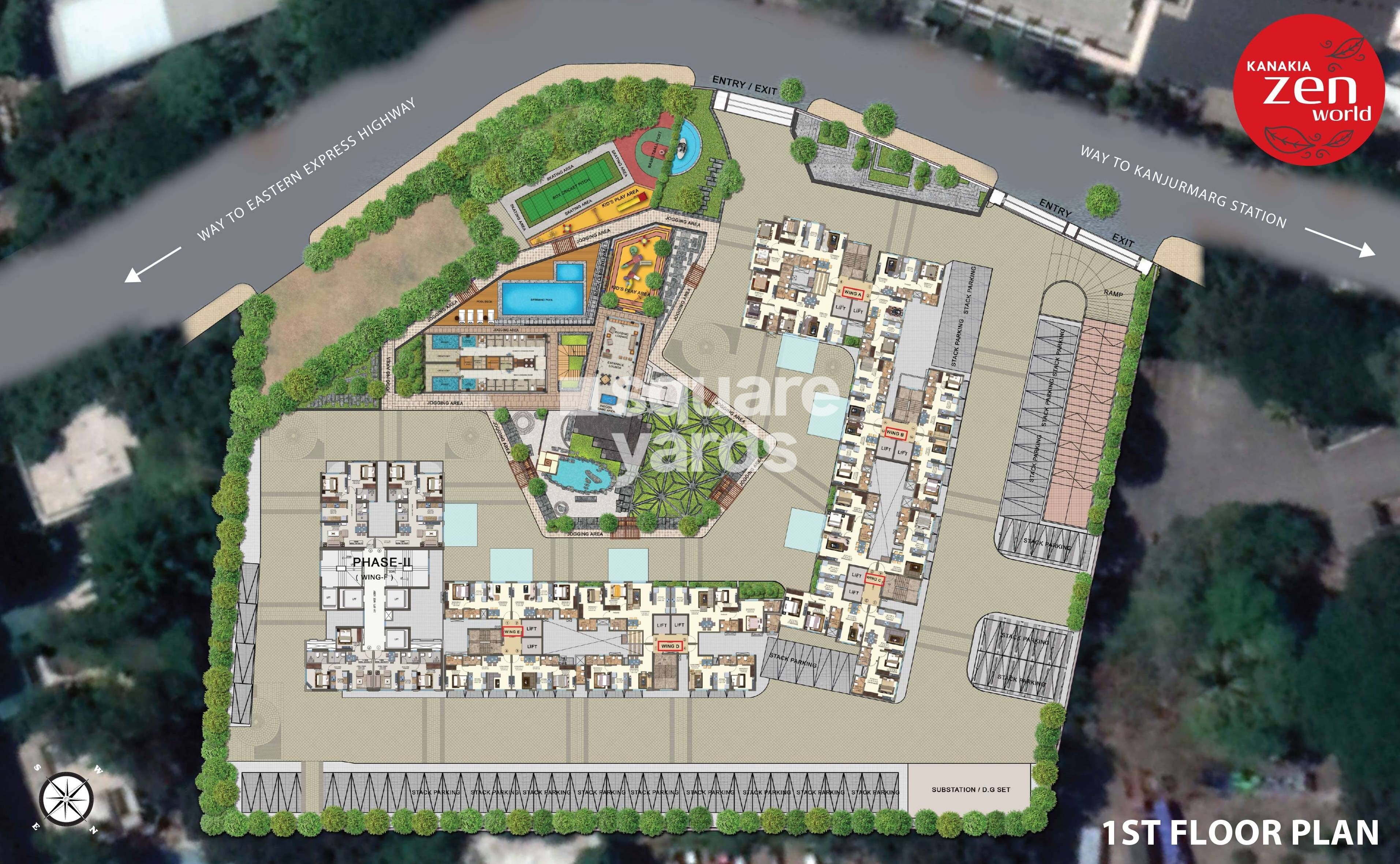 Kanakia Spaces Zen World Phase 2 Master Plan 1