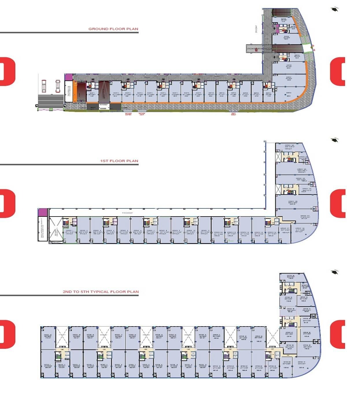Kanakia Zillion Floor Plans
