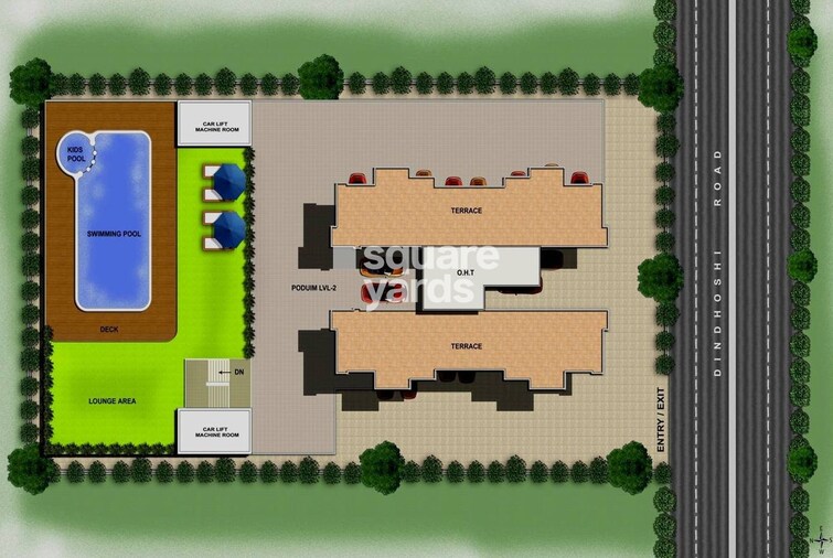 Karmvir Avant Sky Villa Master Plan Image