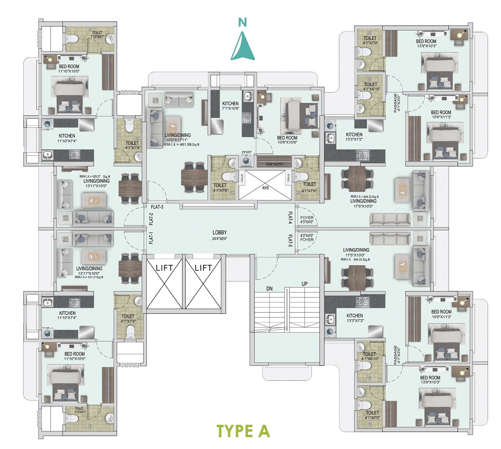 Kaustubh Vistaris Floor Plans 1