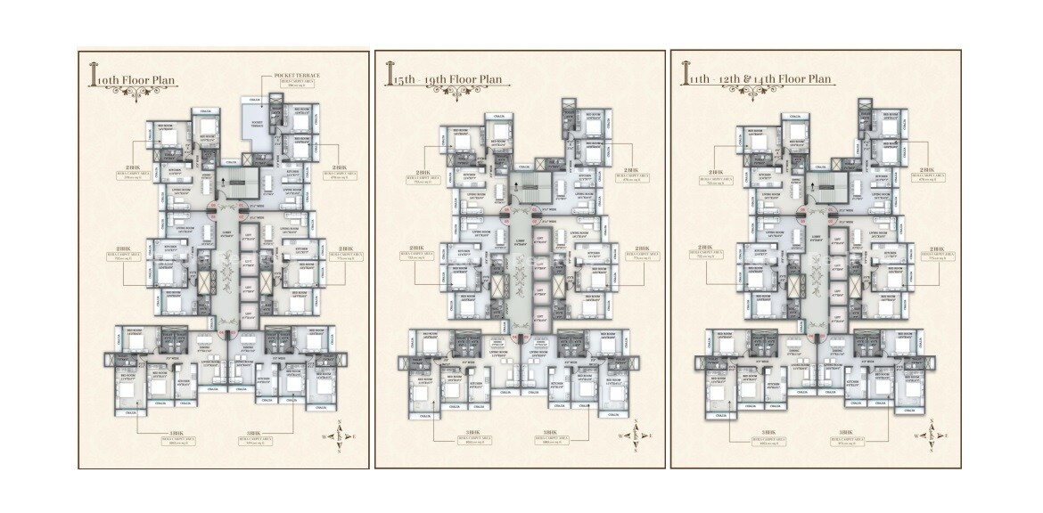 Kaveri Heritage Floor Plans
