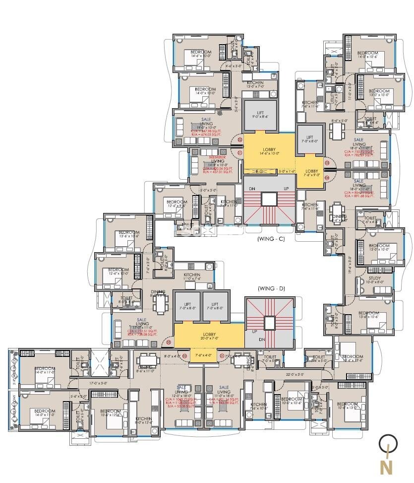 Kesar Ridhi Sidhi Floor Plans 1
