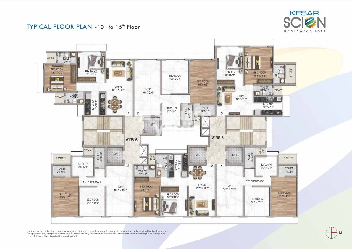 Kesar Scion Floor Plans