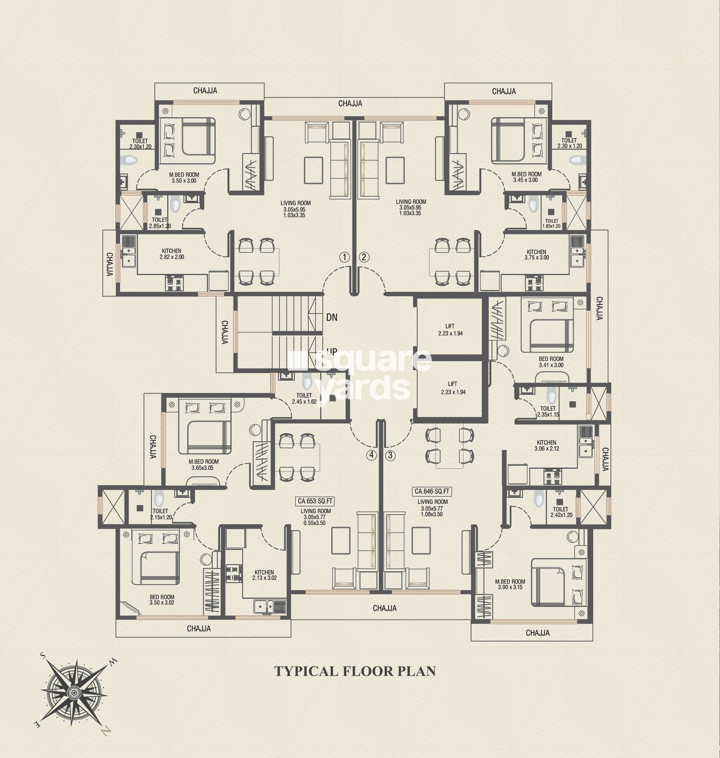 Khandelwal Shantadurga Floor Plans
