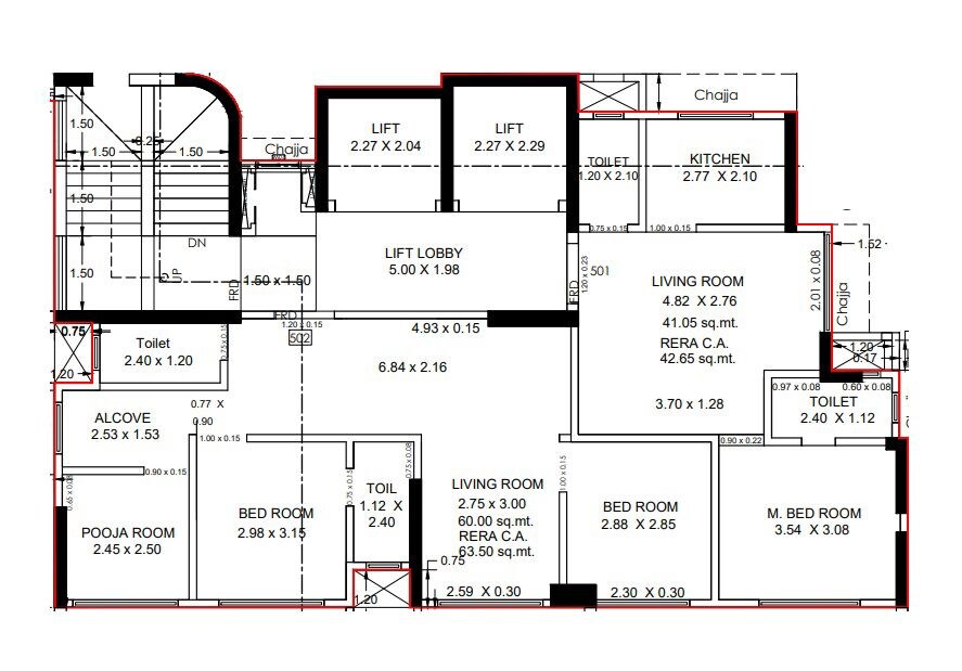 Khandwani Mehrabad Apartment Floor Plans