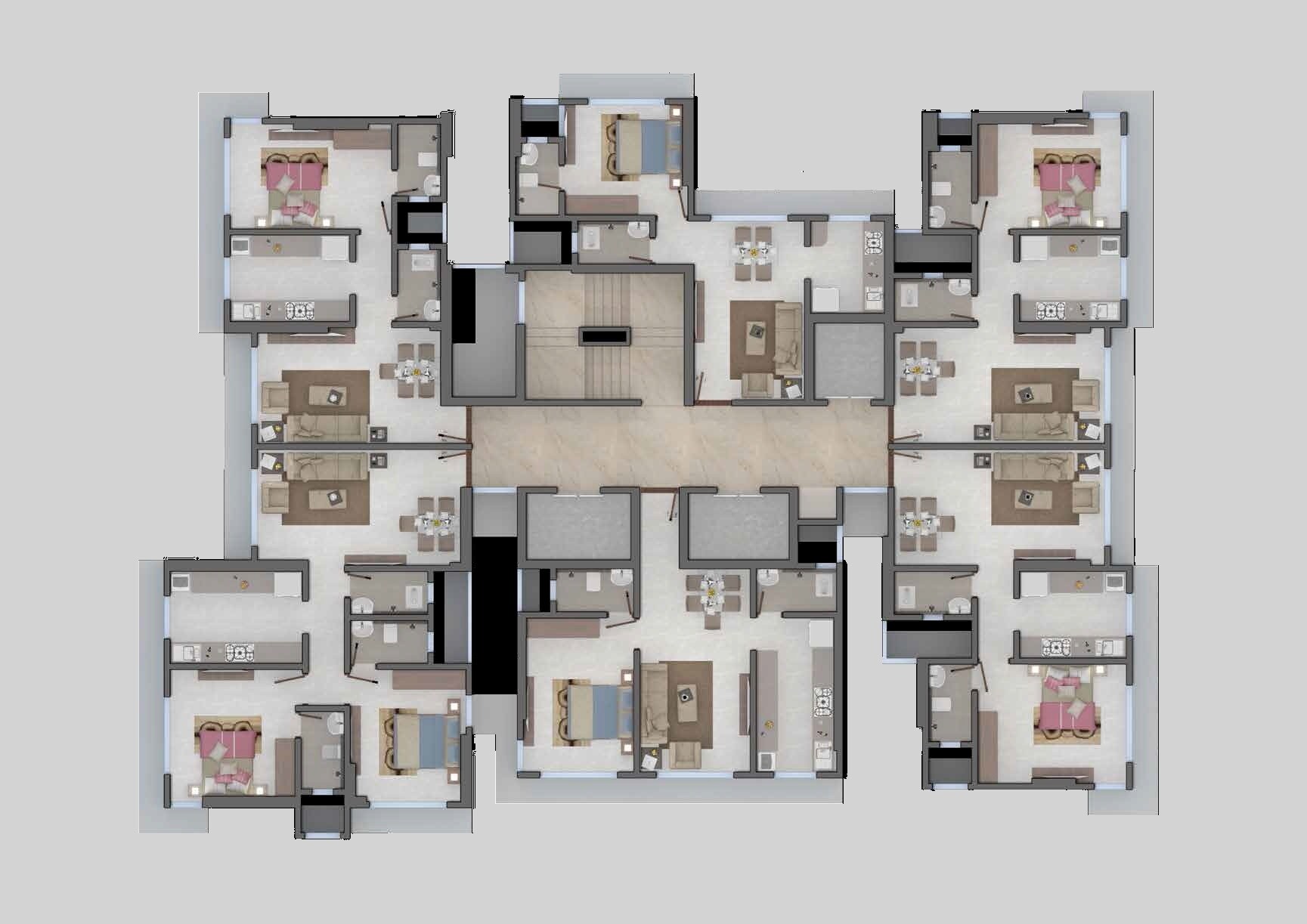 Kojar Imperia Floor Plans